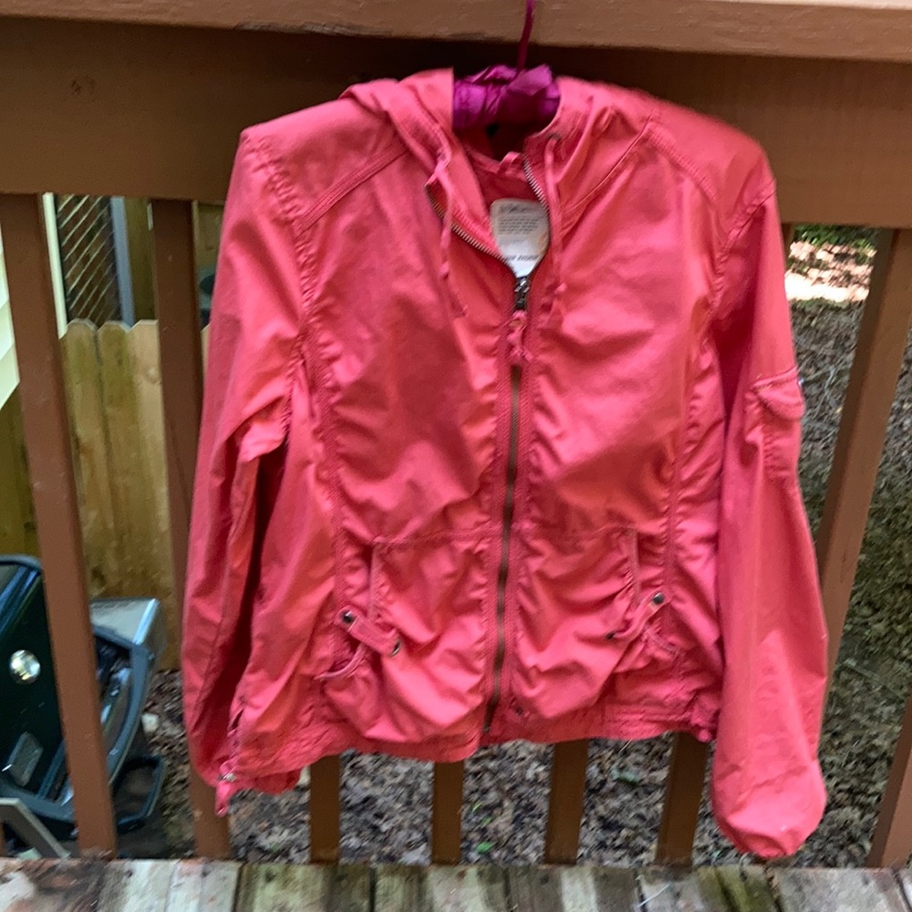 Eddie Bauer lightweight coral jacket